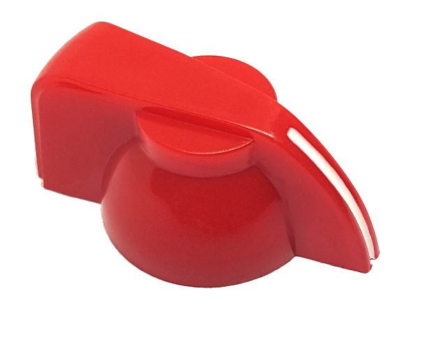 Chicken Head Knob - Red - Click Image to Close